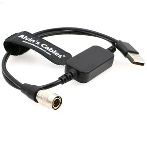 4 Pin Male Hirose to Boost USB Power Cable for Sound Devices 688 633/ Zoom F4 F8 - Picture 1 of 5