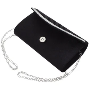 Evening Bag Ladies Clutch Bag Crossbody Bag Chain Shoulder Bag for Women Girls - Picture 1 of 12
