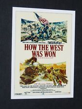 SPORTING PROFILES CARD 2006 JOHN WAYNE HOLLYWOOD WESTERN #16 WEST WAS WON 1962