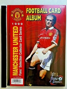 MANCHESTER UNITED 1999 COMPLETE ALBUM PERSONALLY SIGNED BY 20  - Imagen 1 de 12