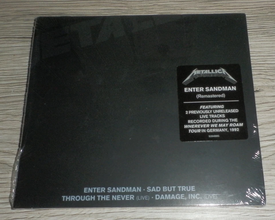 METALLICA Enter Sandman 5"CD 2021 Maxi Limited German Charity Single 4 tracks*** - Bild 1 von 4