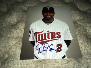 Denard Span Minnesota Twins Signed 8" x 10" Baseball Photo W/Our COA - Picture 1 of 2