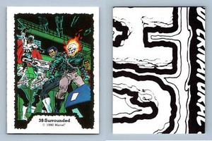 Surrounded #38 Ghost Rider 1990 Comic Images Trading Card