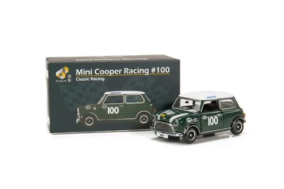 Tiny Hong Kong Mini Cooper Racing #100 Green - Image 1 of 4