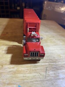 Solido Mack FDNY R600 Red Semi Trailer Fire Truck Nice shape