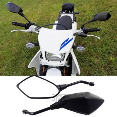 For Suzuki DRZ400 DRZ400S DRZ400SM DR350 GS500 Motorcycle Rearview Side Mirrors  - Image 1 of 4