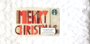 2015 Starbucks Christmas Nice Gift Card - Merry Christmas - NRMNT/MINT - II - Picture 1 of 6