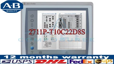 Factory Sealed AB 2711P-T10C22D8S SER C PanelView Plus 7 Color Touch 10 new! - Image 1 of 4