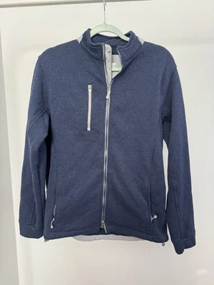 Peter Millar Full-Zip Jacket M | Luxe Performance Layer Navy Excellent Condition - Image 1 of 4