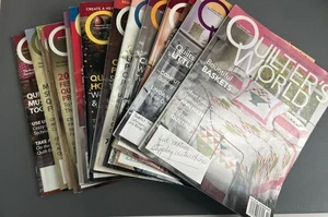 Lot of 17 Quilters World Magazines - 2004 - 2009 - Picture 1 of 7