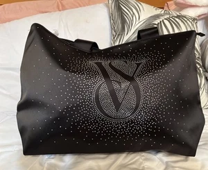Victoria’s Secret Shine Bling Zipper Tote  Bag Handbag Holiday 2024 New - Picture 1 of 4