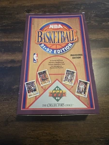 NBA Basketball 91-92 Upper Deck Inaugural Edition Basketball Box, Sealed Packs - Picture 1 of 4