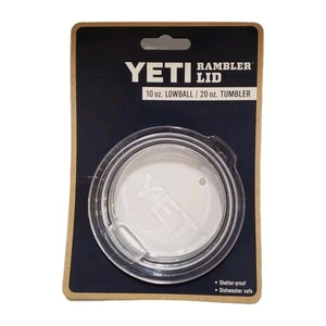 YETI Rambler coperchio di ricambio nuovo per bicchiere 10 oz Lowball/20 oz trasparente - Foto 1 di 2