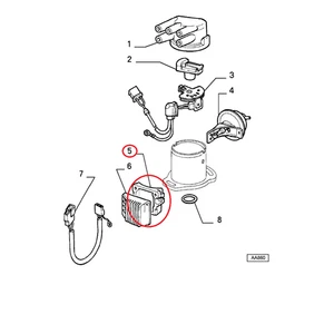 SUPPORTO DISTRIBUTORE ACCENSIONE FIAT UNO - PANDA  - FIORINO ORIGINALE 9941694 - Imagen 1 de 1