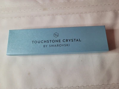 New Triple V Necklace Touchstone Crystal by Swarovski NOS - Image 1 of 4