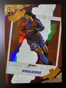 2025 Daka FC Barcelona Team Set Soccer Lightning Purple 001/175! - Ronaldinho - Picture 1 of 2