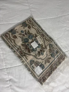 Vintage New Sealed Windham Weavers Jacquard Runner Cotton 13x72” “1Piece” - Picture 1 of 8