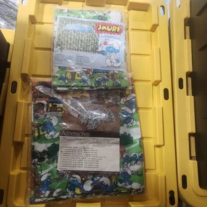 Cortinas vintage años 80 pitufo Peyo Jc Penney 60x30 pulgadas nuevas selladas J5 - Imagen 1 de 5