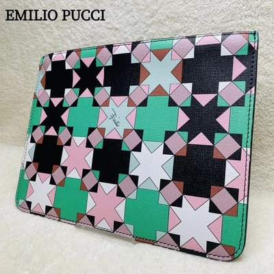 Bolso clutch Emilio Pucci verde Foto 1 de 4