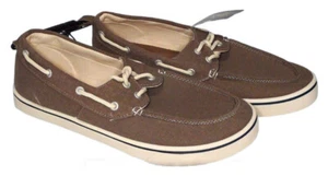 ZAPATOS DE BARCO FADED GLORY PARA HOMBRE talla 11 LONA CON CORDONES CAQUI ¡NUEVOS con ETIQUETAS! ¡NUNCA USADO! - Imagen 1 de 6