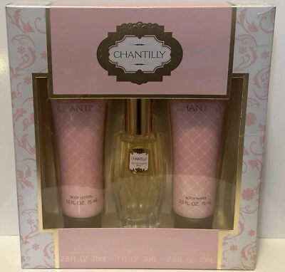 Chantilly Signature Collection 3-Piece Gift Set NEW OPEN Foto 1 de 4