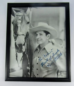BOB STEELE COWBOY SCHAUSPIELER - signed / handsigniert Werbung Standbild 10x8 - Bild 1 von 4