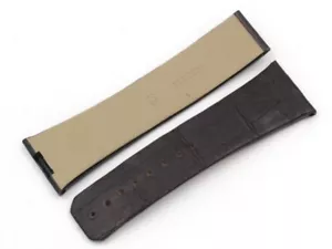 OMEGA Constellation Watch Strap Dark Brown Real Leather Original 24mm New - Picture 1 of 5