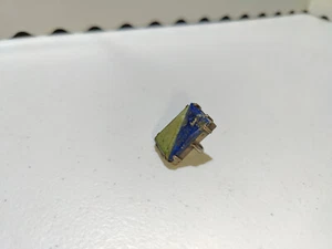 Vintage Lapis and Gaspeite Sterling Silver Ring 6.57g Size 6 - Picture 1 of 9