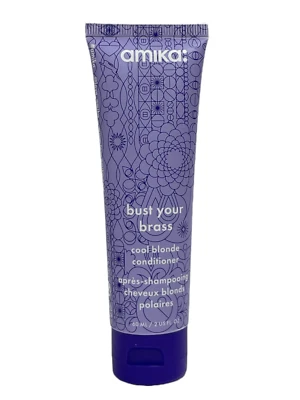Amika Bust Your Brass Cool Blonde Conditioner (60ml/2fl) As Seen In Pics - Image 1 of 2