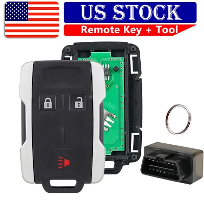 Ferramenta de programa e controle remoto chaveiro para 2014-2019 Chevrolet Silverado 1500 2500 3500 - Imagem 1 de 4