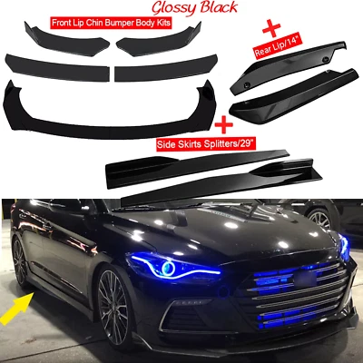 For 2011 Hyundai Sonata Front Bumper Lip Spoiler Body Kit Side Skirt Rear — 第 1/4 张图片