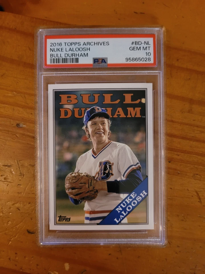 2016 Topps Archives #BD-NL Bull Durham Nuke LaLoosh PSA 10 Gem Mint - Image 1 of 1