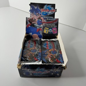 Beyblade Booster Box Cards Inc TCG 2003 Takara 34 Packs New Sealed