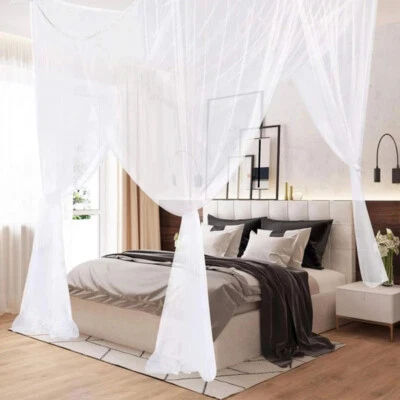 XXL Doppelbett Moskitonetz Fliegengitter Fliegennetz Mückennetz Betthimmel - Bild 1 von 4