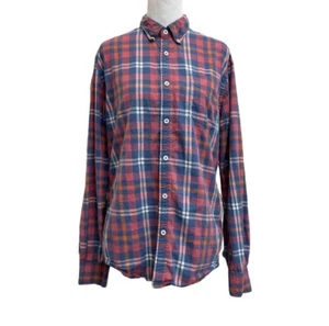 Boden 100% Baumwolle blau & rosa kariert Slim Fit Freizeit Button Down Hemd Gr. M - Bild 1 von 10