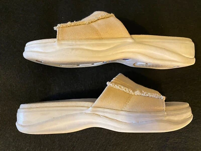 KEDS Beige Canvas Slide Sandals Purefit Comfort Shoes Sz 7 Excellent Condition - Image 1 of 4