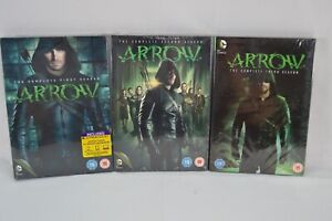 DC Arrow DVD Box Sets - Seasons 1 - 3 Region 2 - Brand New and Sealed