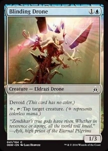 MTG 2016 BLINDING DRONE - ELDRAZI CREATURE - MAGIC GATHERING CARD - Picture 1 of 2