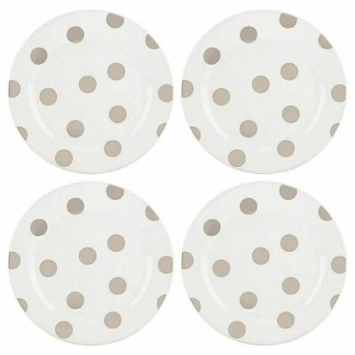 kate spade new york 262971 All in Good Taste Beige Set of 4 Salad Plate 8.75" - Image 1 of 2