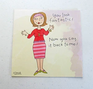 Leanin Tree Birthday Greeting Card Funny Friendship Multi Color Qubes Series Q8 - Picture 1 of 2