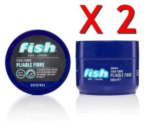FISH Original Fishfibre Pliable Fibre, Mens Hair Styling Product.100ml - Picture 1 of 10