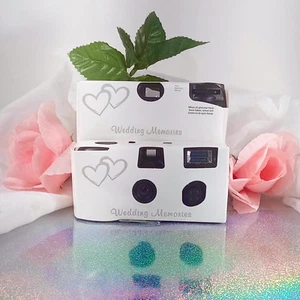 11 pack Double Hearts Disposable Camera, wedding, anniversary F50346 - Picture 1 of 4