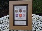 Personalised, 69th Birthday, 1955, 3 coin and Stamps,  Framed set