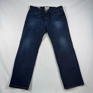 Pantalones de mezclilla Lucky Brand para hombre 34x30 azul 363 vintage rectos lavado oscuro - Imagen 1 de 15