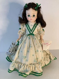 Muñeca Madame Alexander 1965 de colección Miss Scarlett B1988 con soporte original ojos verdes - Imagen 1 de 10