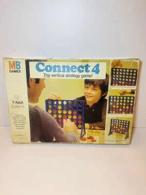 Vintage Games Connect 4 - 1976 Classic Family Strategy Game Complete Retro - Image 1 of 4