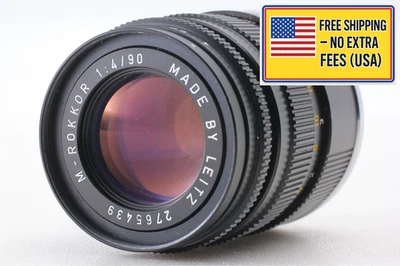 [Exc+5] Minolta M-ROKKOR 90mm f/4 Leica M For CL CLE Film Camera Lens From JAPAN - Image 1 of 4