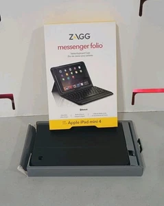 ZAGG Messenger Case with Keyboard for iPad mini 4 (Open Box) - Picture 1 of 13