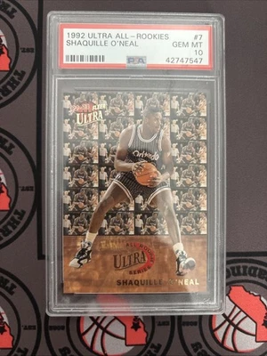 1992 Ultra All Rookies Шакил О'Нил RC PSA 10 GEM - Изображение 1 из 2