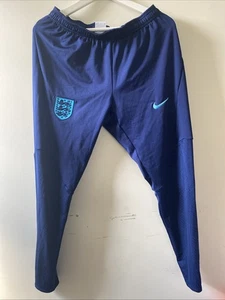 England Nike Navy Tracksuit Bottoms Medium - Picture 1 of 10